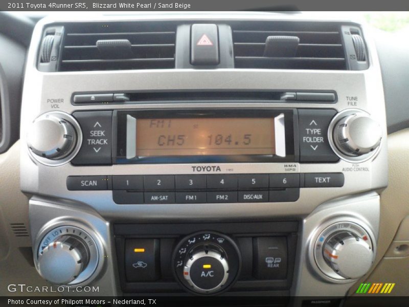 Blizzard White Pearl / Sand Beige 2011 Toyota 4Runner SR5