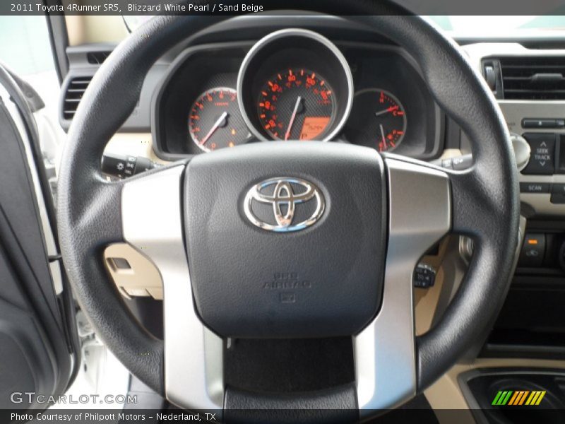 Blizzard White Pearl / Sand Beige 2011 Toyota 4Runner SR5