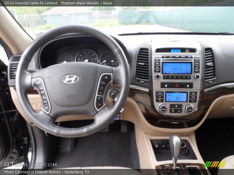 Dashboard of 2010 Santa Fe Limited