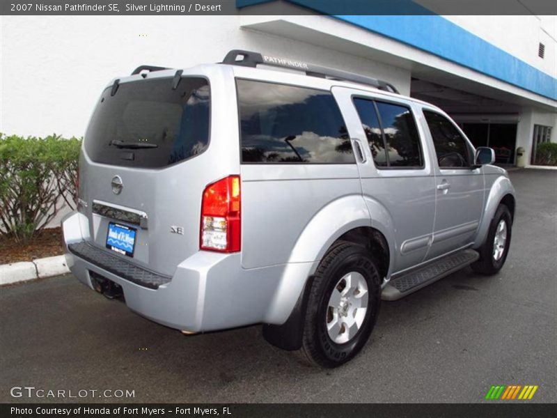 Silver Lightning / Desert 2007 Nissan Pathfinder SE