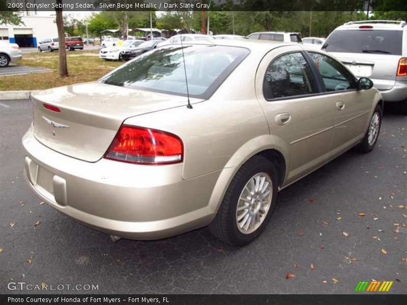 Silver Beige Metallic / Dark Slate Gray 2005 Chrysler Sebring Sedan