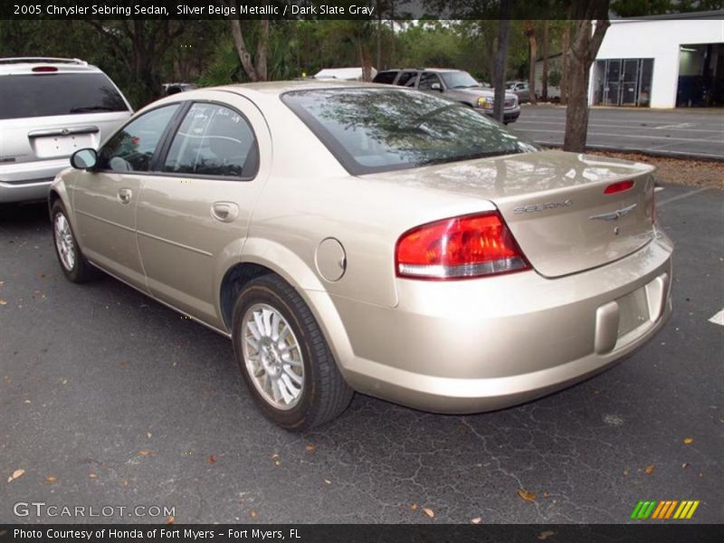Silver Beige Metallic / Dark Slate Gray 2005 Chrysler Sebring Sedan