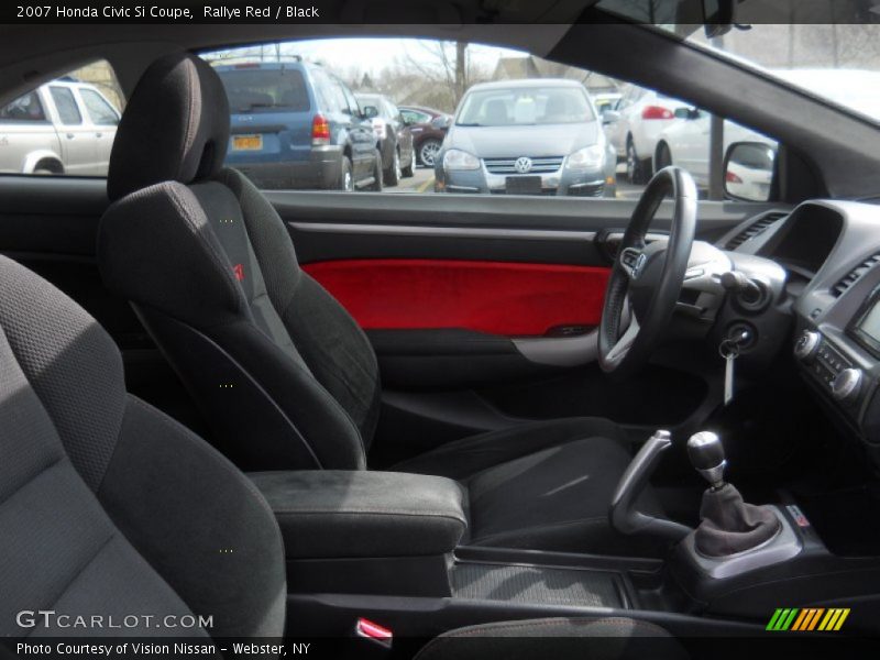 Rallye Red / Black 2007 Honda Civic Si Coupe