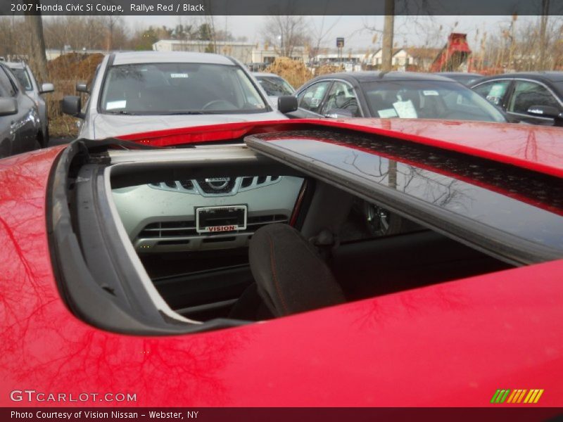 Rallye Red / Black 2007 Honda Civic Si Coupe