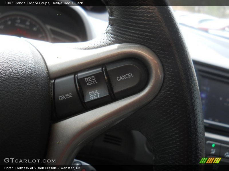 Rallye Red / Black 2007 Honda Civic Si Coupe