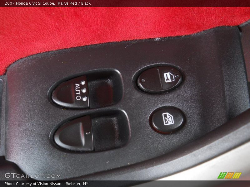 Rallye Red / Black 2007 Honda Civic Si Coupe