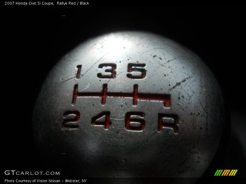 Rallye Red / Black 2007 Honda Civic Si Coupe