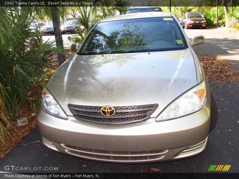 Desert Sand Mica / Taupe 2002 Toyota Camry LE