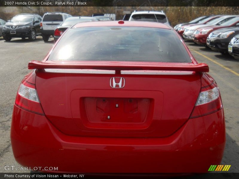 Rallye Red / Black 2007 Honda Civic Si Coupe