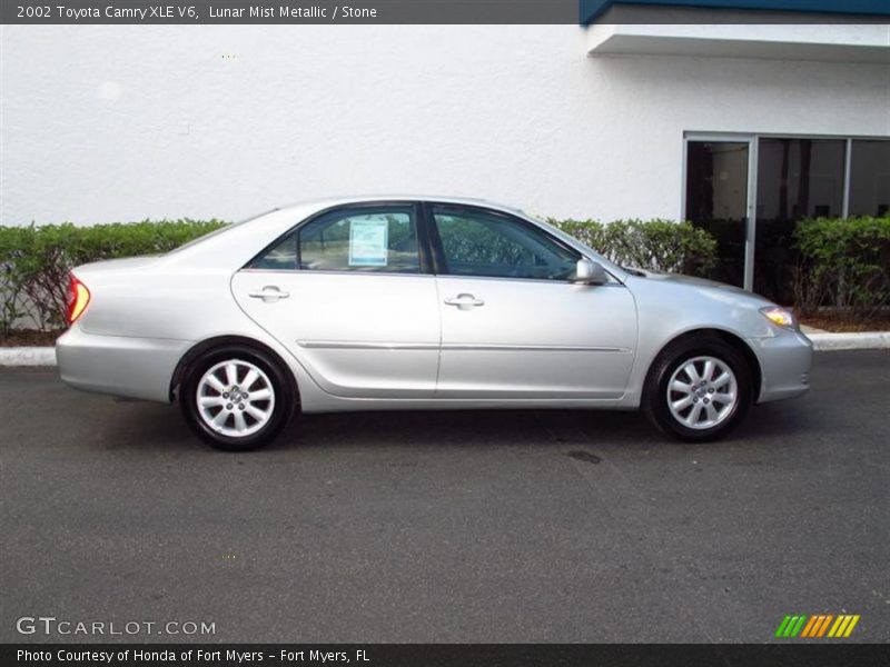 Lunar Mist Metallic / Stone 2002 Toyota Camry XLE V6