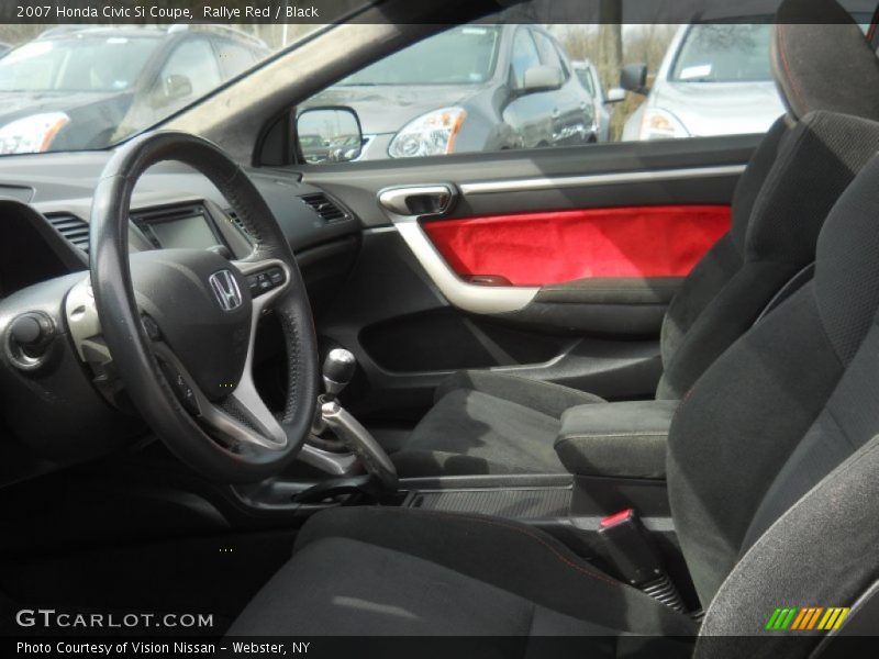 Rallye Red / Black 2007 Honda Civic Si Coupe
