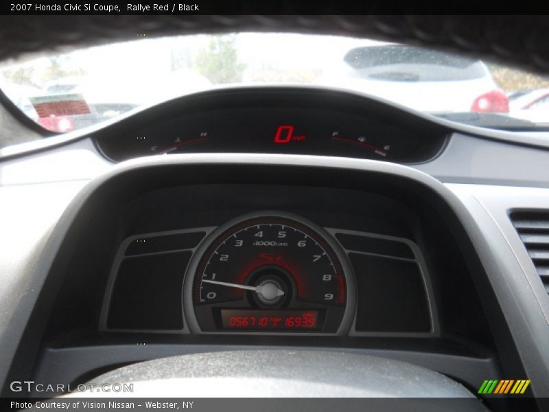 Rallye Red / Black 2007 Honda Civic Si Coupe