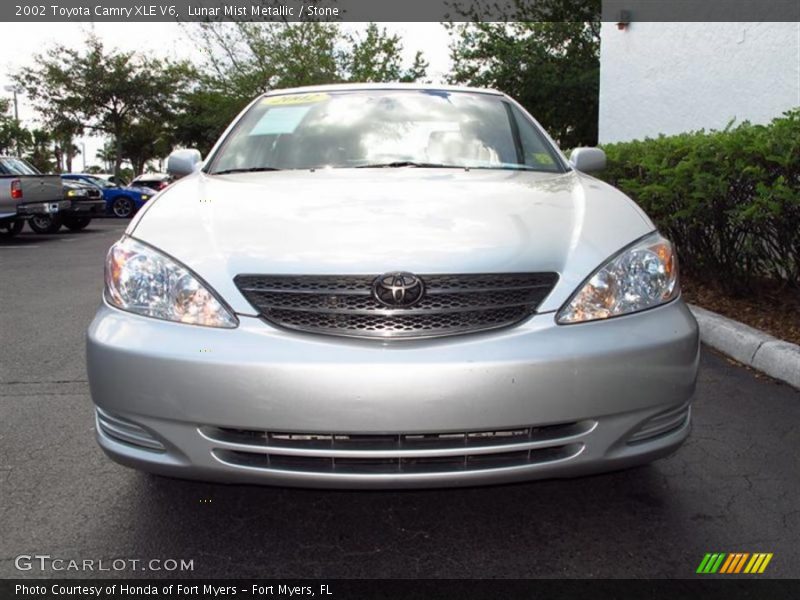 Lunar Mist Metallic / Stone 2002 Toyota Camry XLE V6