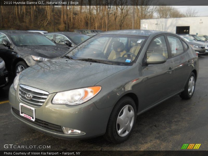 Natural Khaki / Beige 2010 Hyundai Elantra GLS