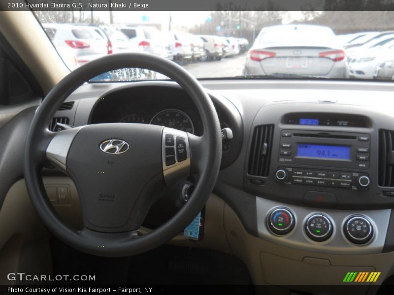 Natural Khaki / Beige 2010 Hyundai Elantra GLS