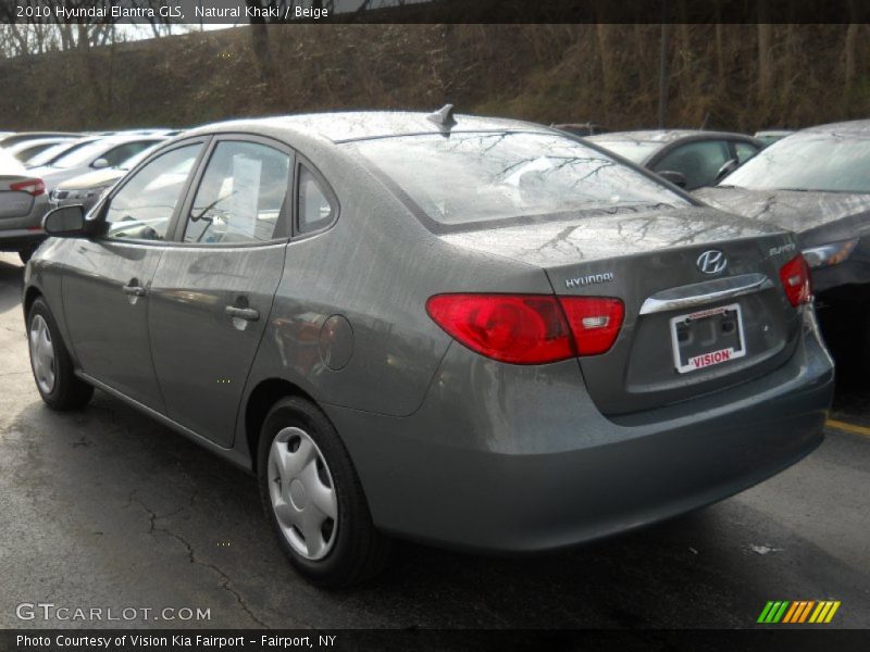 Natural Khaki / Beige 2010 Hyundai Elantra GLS