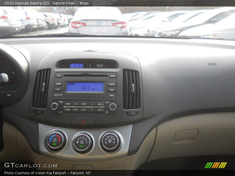 Natural Khaki / Beige 2010 Hyundai Elantra GLS