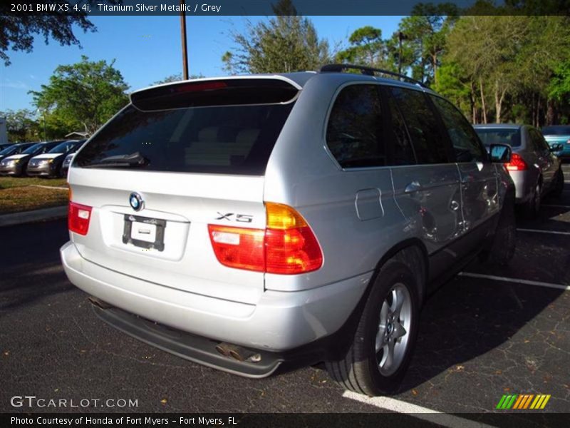 Titanium Silver Metallic / Grey 2001 BMW X5 4.4i
