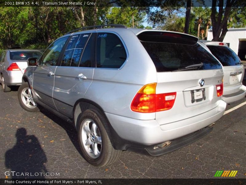 Titanium Silver Metallic / Grey 2001 BMW X5 4.4i