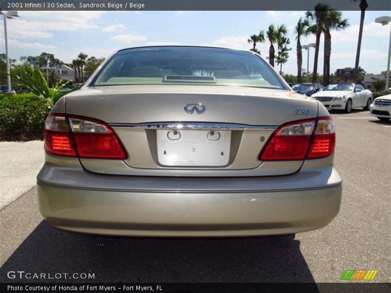 Sandrock Beige / Beige 2001 Infiniti I 30 Sedan