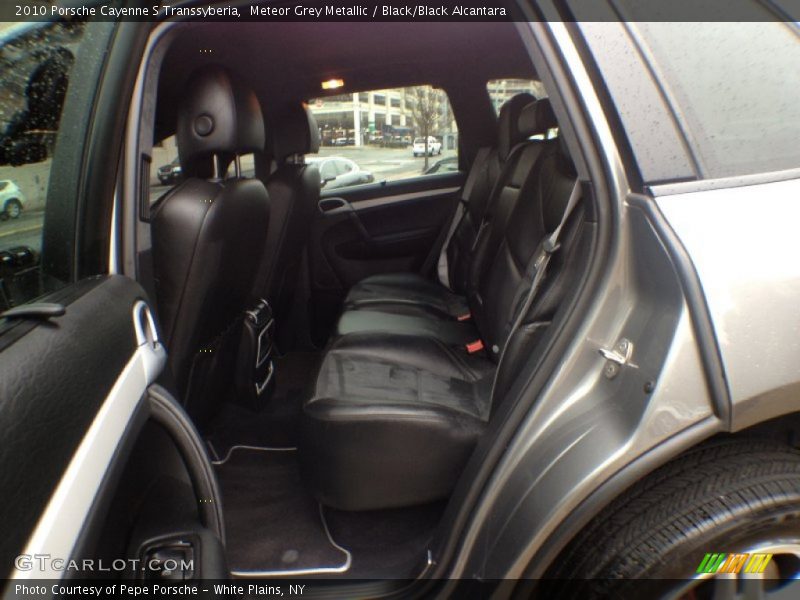 Meteor Grey Metallic / Black/Black Alcantara 2010 Porsche Cayenne S Transsyberia