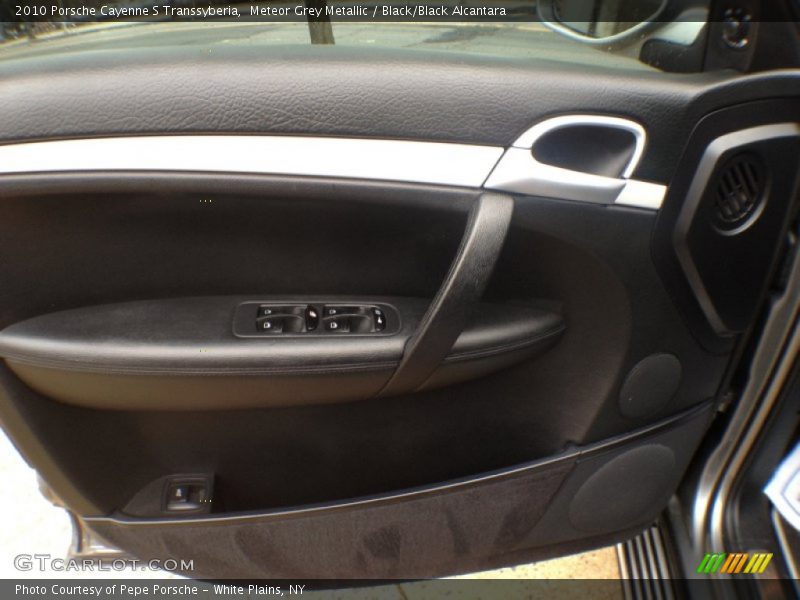 Meteor Grey Metallic / Black/Black Alcantara 2010 Porsche Cayenne S Transsyberia