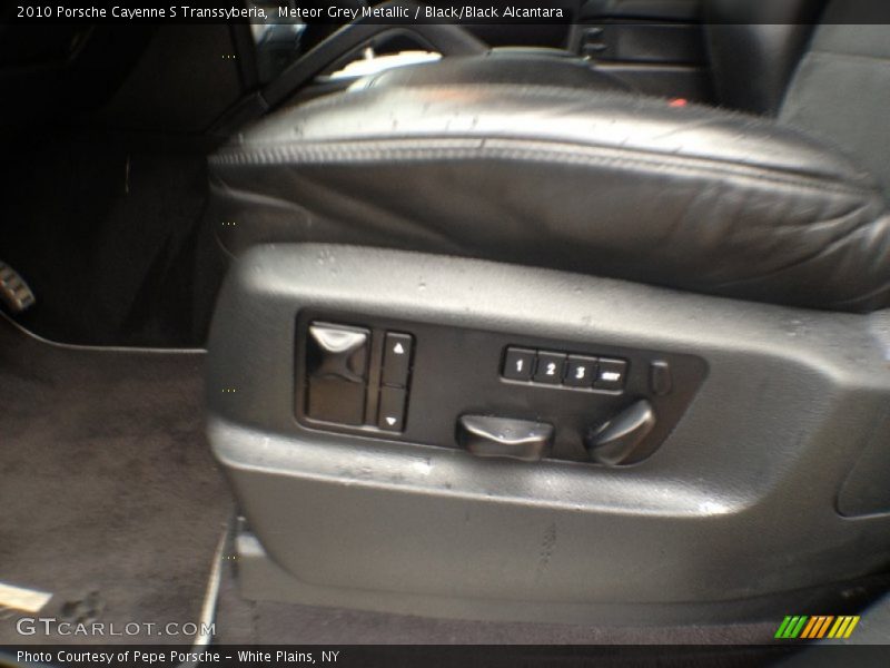 Meteor Grey Metallic / Black/Black Alcantara 2010 Porsche Cayenne S Transsyberia