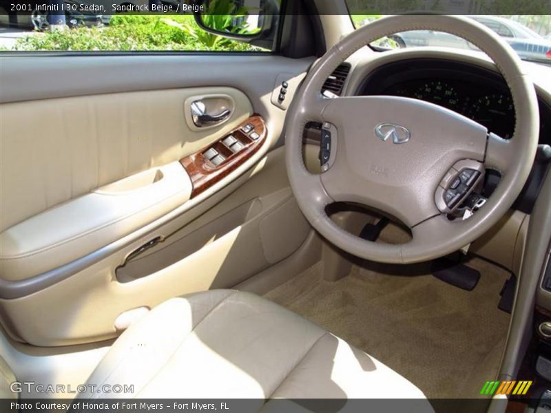 Sandrock Beige / Beige 2001 Infiniti I 30 Sedan