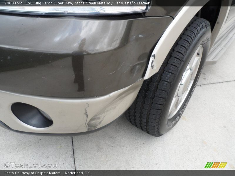 Stone Green Metallic / Tan/Castaño Leather 2008 Ford F150 King Ranch SuperCrew