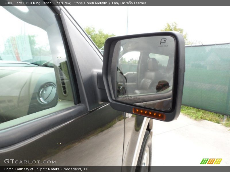 Stone Green Metallic / Tan/Castaño Leather 2008 Ford F150 King Ranch SuperCrew