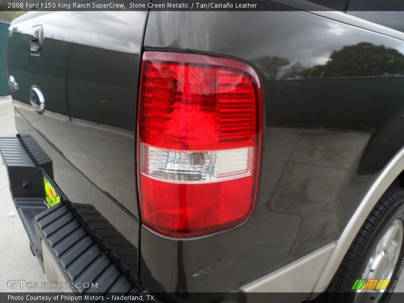 Stone Green Metallic / Tan/Castaño Leather 2008 Ford F150 King Ranch SuperCrew