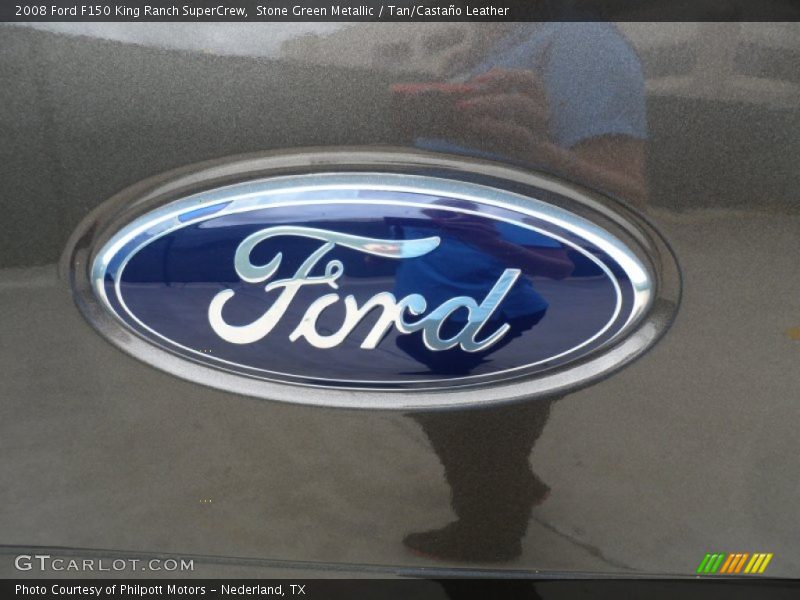 Stone Green Metallic / Tan/Castaño Leather 2008 Ford F150 King Ranch SuperCrew