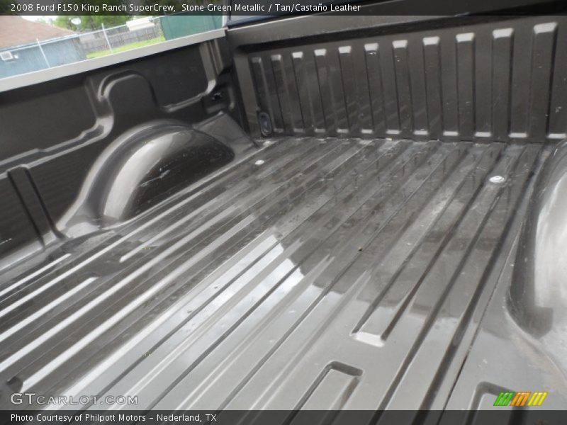 Stone Green Metallic / Tan/Castaño Leather 2008 Ford F150 King Ranch SuperCrew