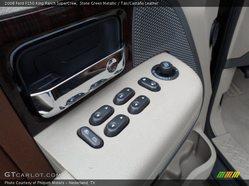 Stone Green Metallic / Tan/Castaño Leather 2008 Ford F150 King Ranch SuperCrew