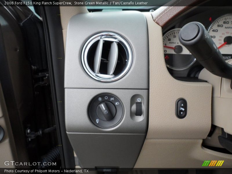 Stone Green Metallic / Tan/Castaño Leather 2008 Ford F150 King Ranch SuperCrew