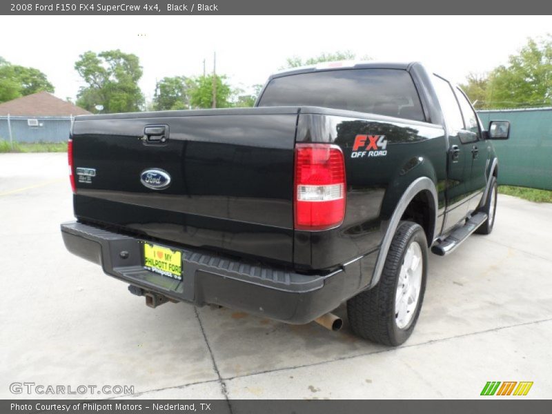 Black / Black 2008 Ford F150 FX4 SuperCrew 4x4