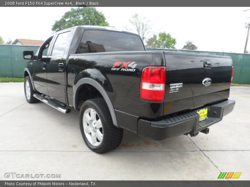 Black / Black 2008 Ford F150 FX4 SuperCrew 4x4