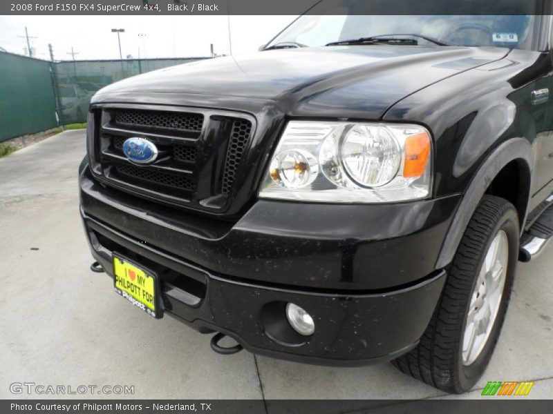 Black / Black 2008 Ford F150 FX4 SuperCrew 4x4