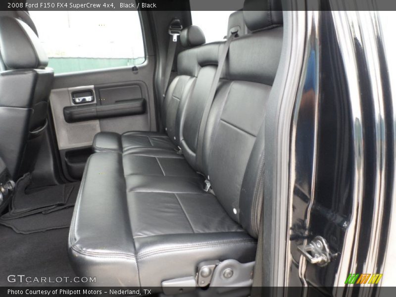 Rear Seat of 2008 F150 FX4 SuperCrew 4x4