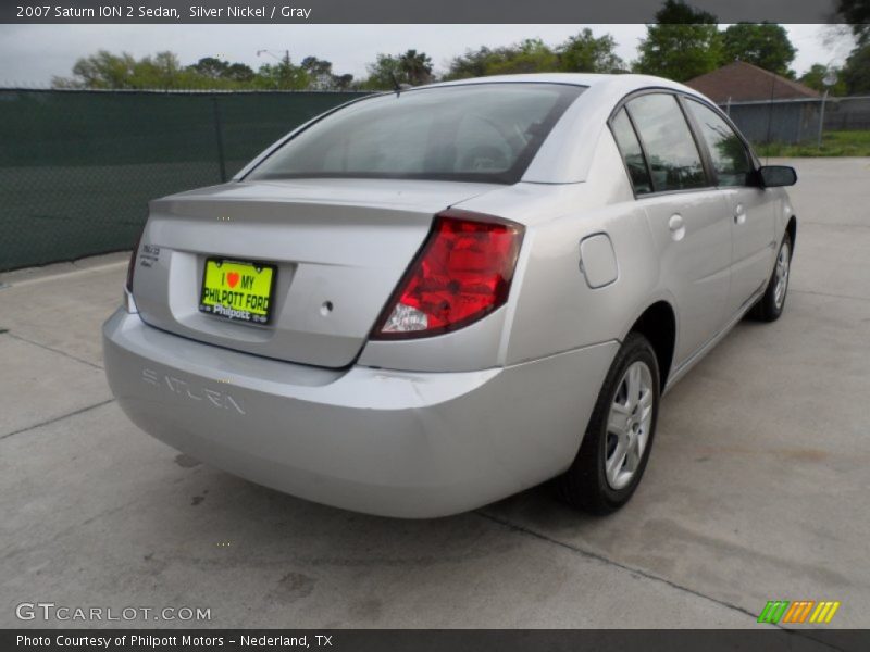 Silver Nickel / Gray 2007 Saturn ION 2 Sedan