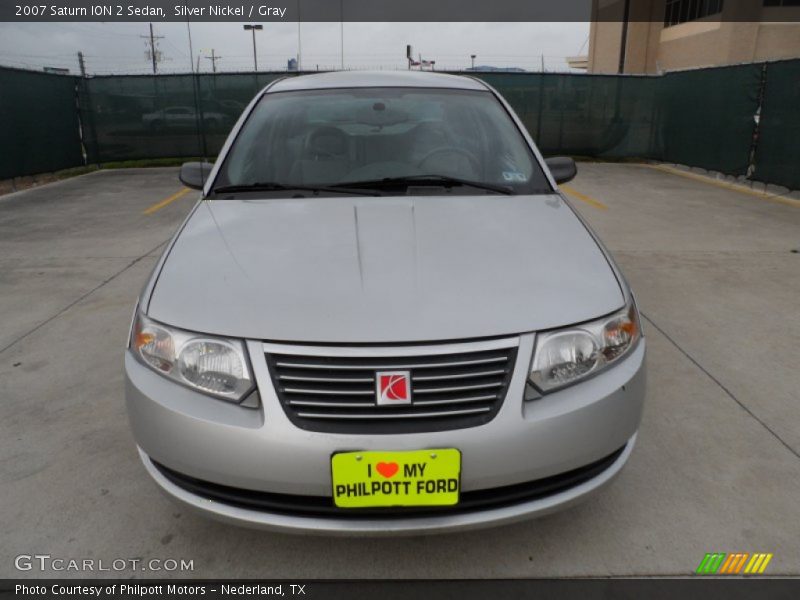 Silver Nickel / Gray 2007 Saturn ION 2 Sedan