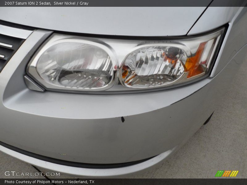 Silver Nickel / Gray 2007 Saturn ION 2 Sedan