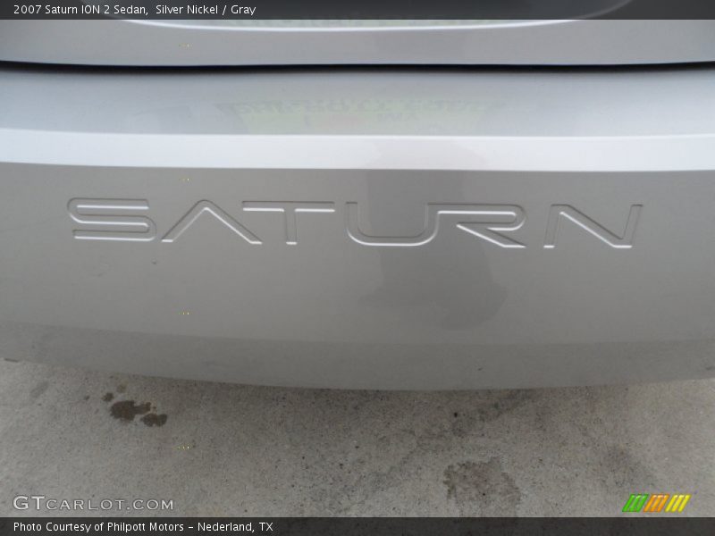 Silver Nickel / Gray 2007 Saturn ION 2 Sedan