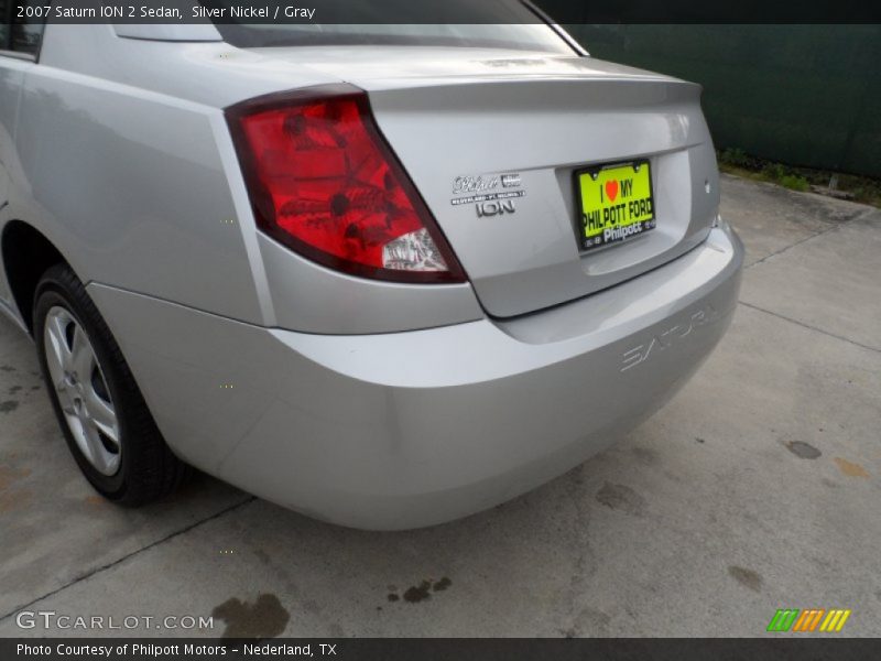 Silver Nickel / Gray 2007 Saturn ION 2 Sedan
