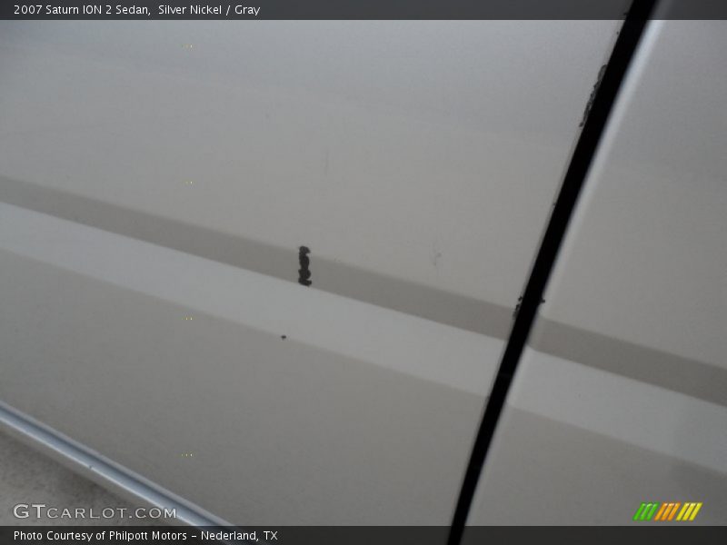 Silver Nickel / Gray 2007 Saturn ION 2 Sedan