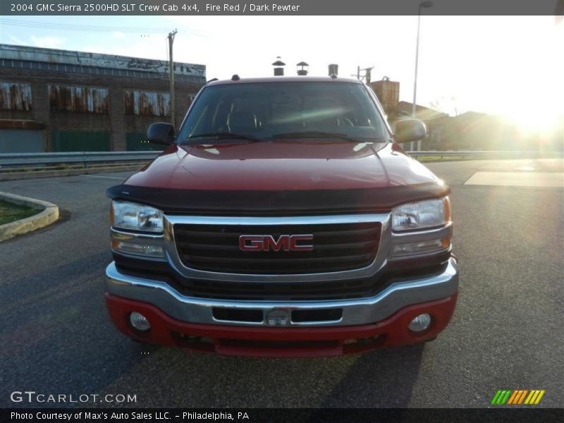 Fire Red / Dark Pewter 2004 GMC Sierra 2500HD SLT Crew Cab 4x4