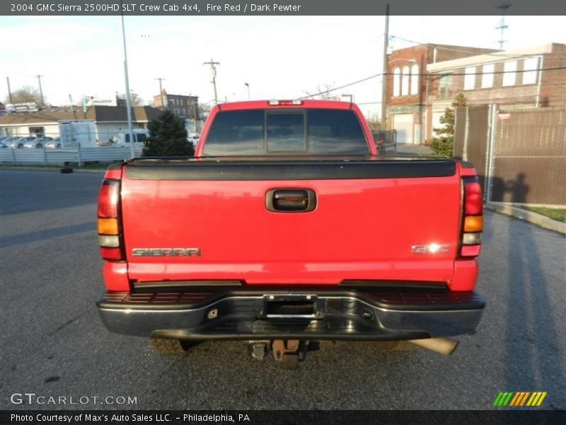 Fire Red / Dark Pewter 2004 GMC Sierra 2500HD SLT Crew Cab 4x4