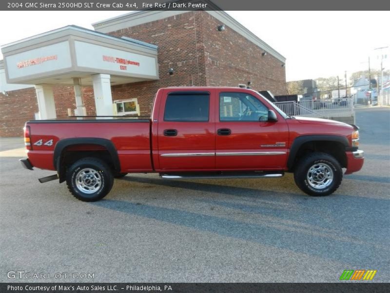 Fire Red / Dark Pewter 2004 GMC Sierra 2500HD SLT Crew Cab 4x4