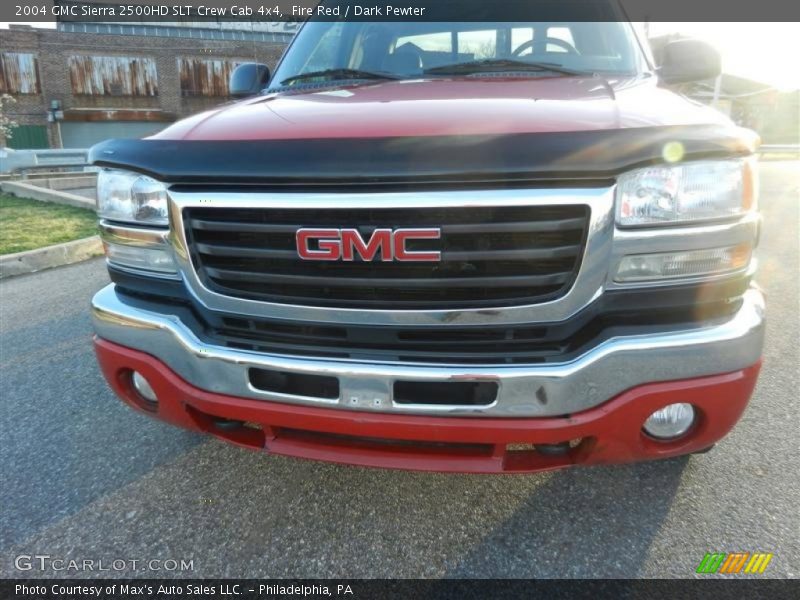 Fire Red / Dark Pewter 2004 GMC Sierra 2500HD SLT Crew Cab 4x4
