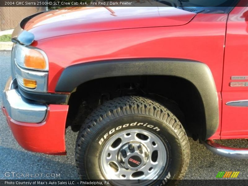 Fire Red / Dark Pewter 2004 GMC Sierra 2500HD SLT Crew Cab 4x4